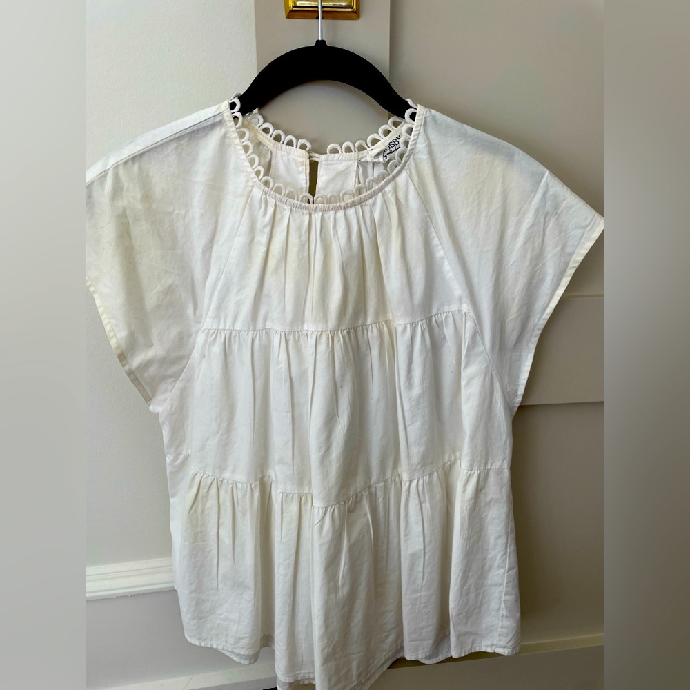 Crosby by Mollie Burch -white cotton top
